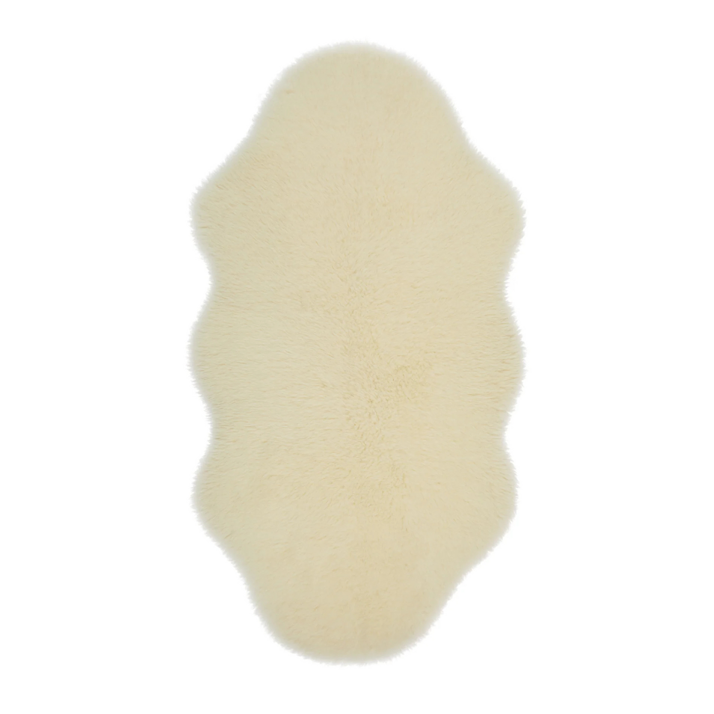 Large Merino Wool Rug - Cream
