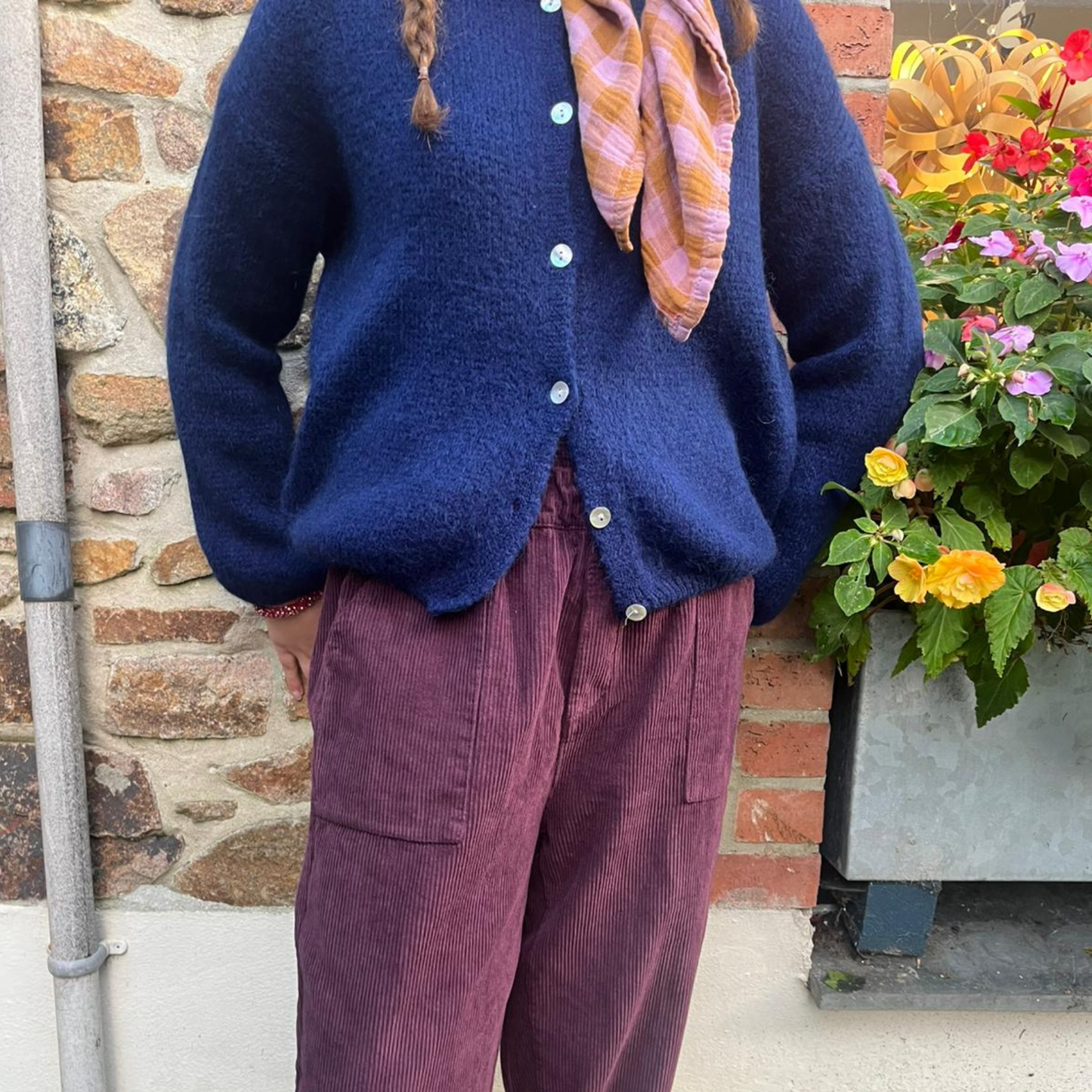 Corduroy Trousers - Prune