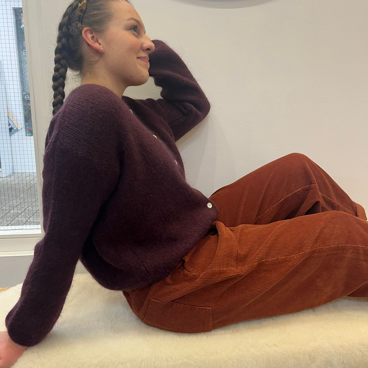 Corduroy Trousers - Rust