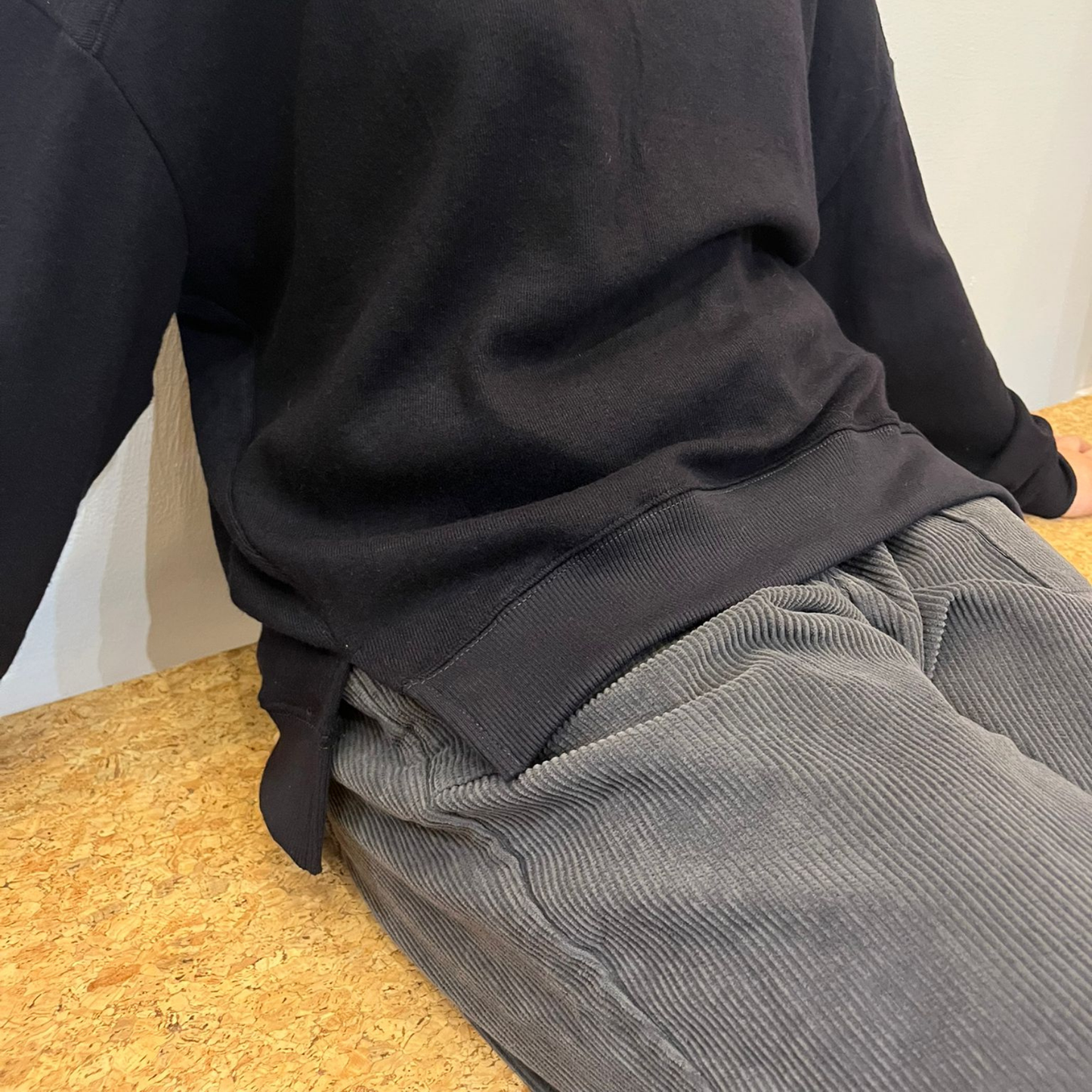 Corduroy Trousers - Dark Grey