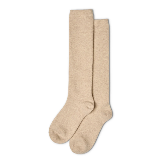 Cashmere Blend Lounge Sock - Oatmeal