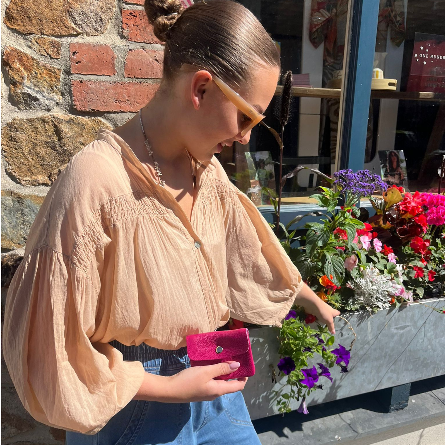 Cotton Blouse - Tan