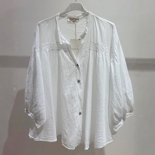 Cotton Blouse - White