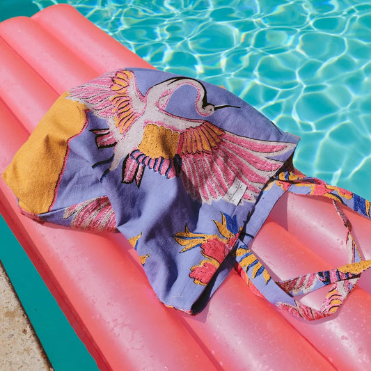 Canvas Bag - Crane Periwinkle