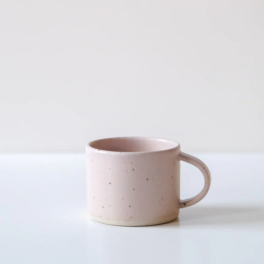 Dor & Tan Short Mug - Feldspar Pink and Speckled