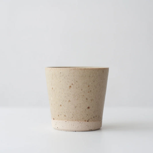Dor & Tan Ceramic Beaker - Spelt and Speckled