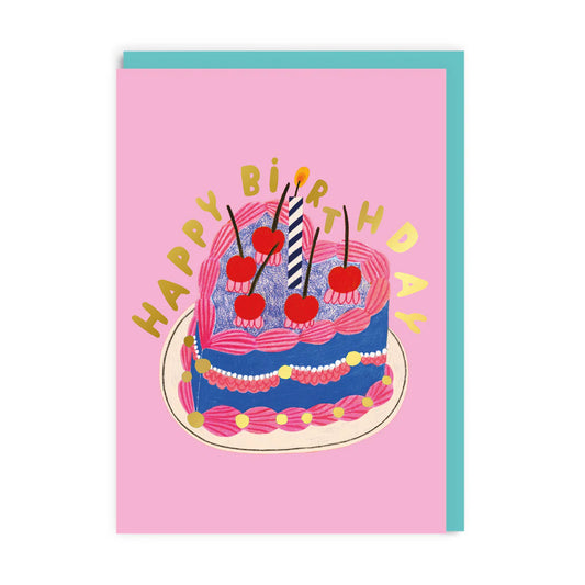 Ohh Deer Greetings Card - Heart Cake