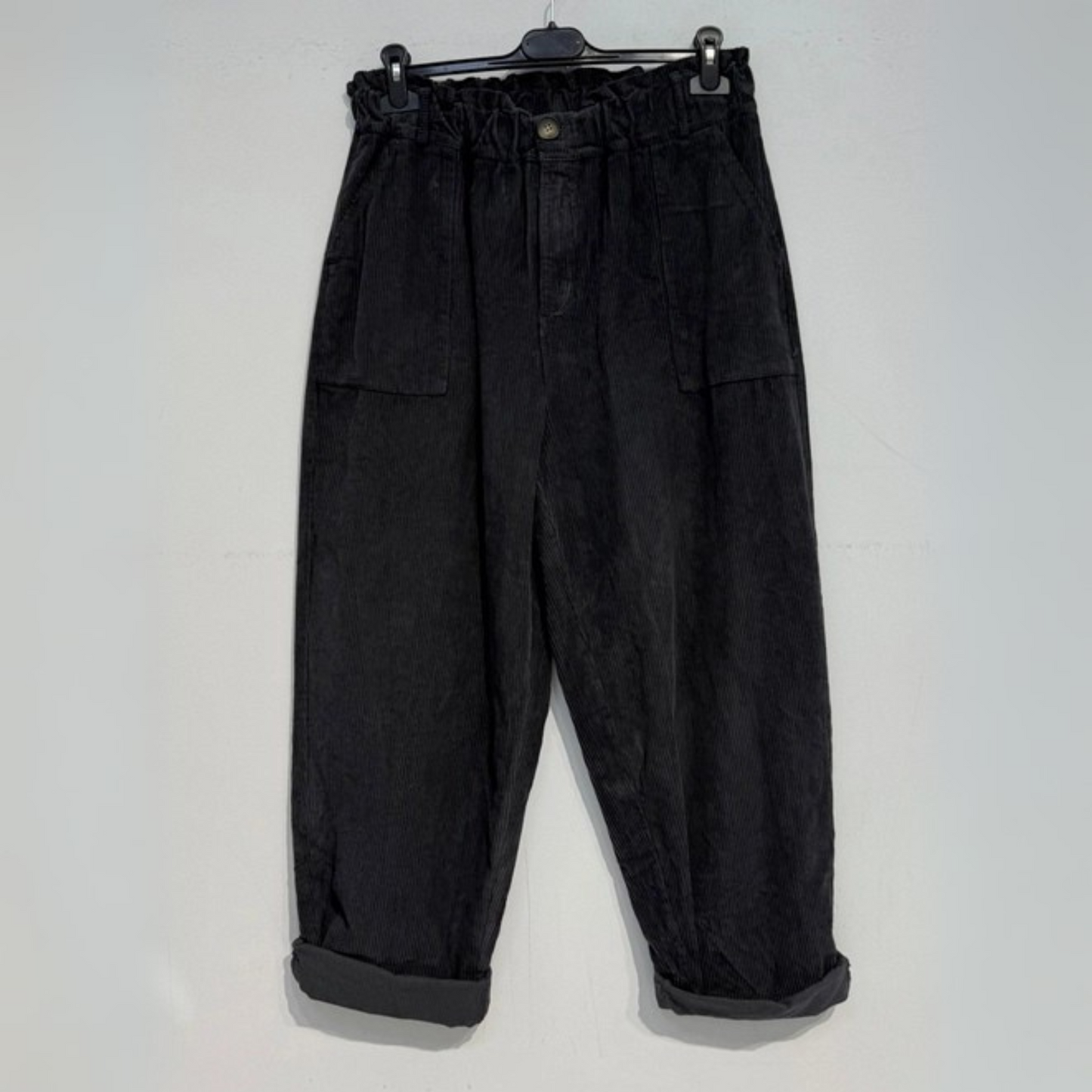 Corduroy Trousers - Dark Grey