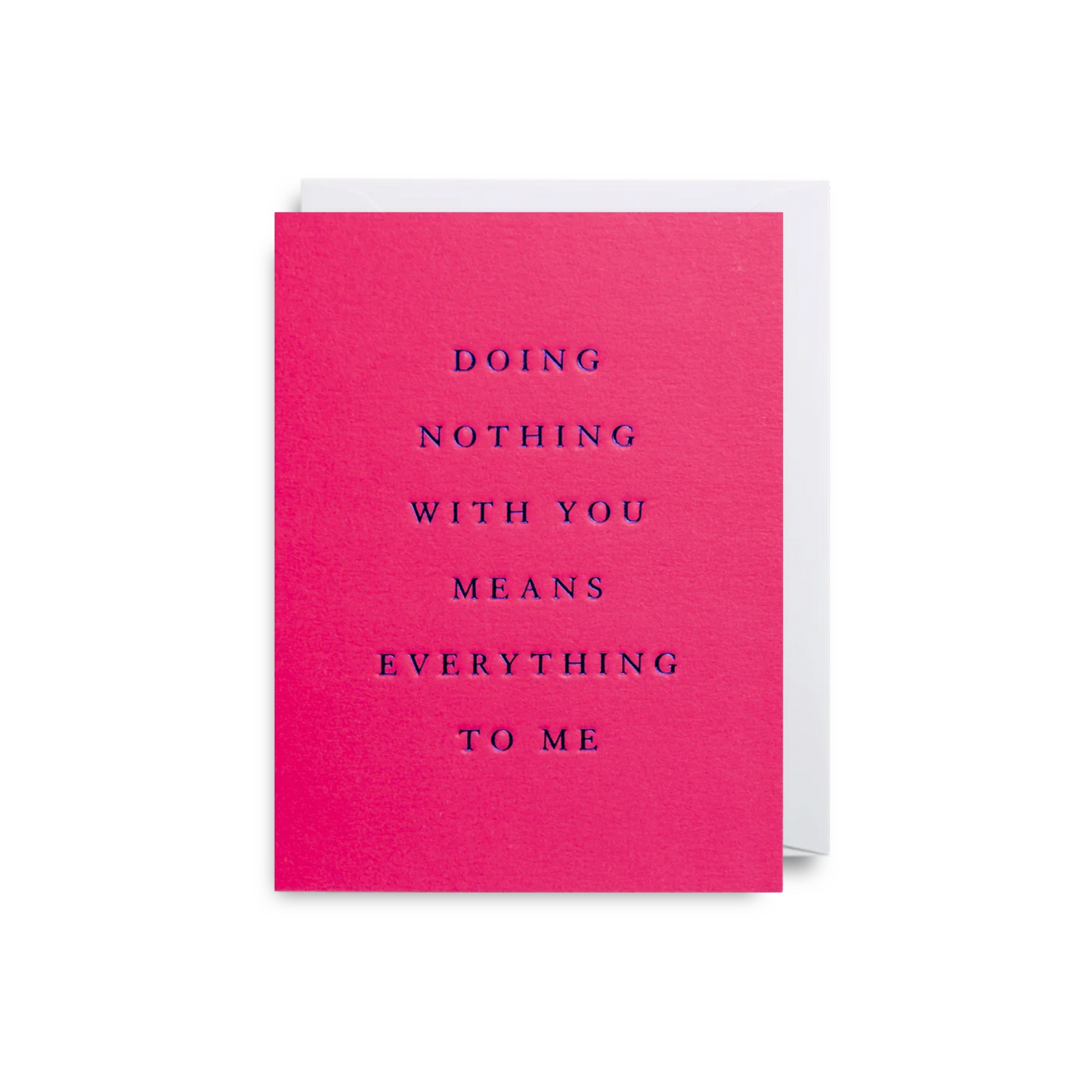 Lagom Mini Card - Doing Nothing With You