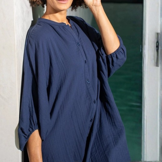 Dora Dress - Navy