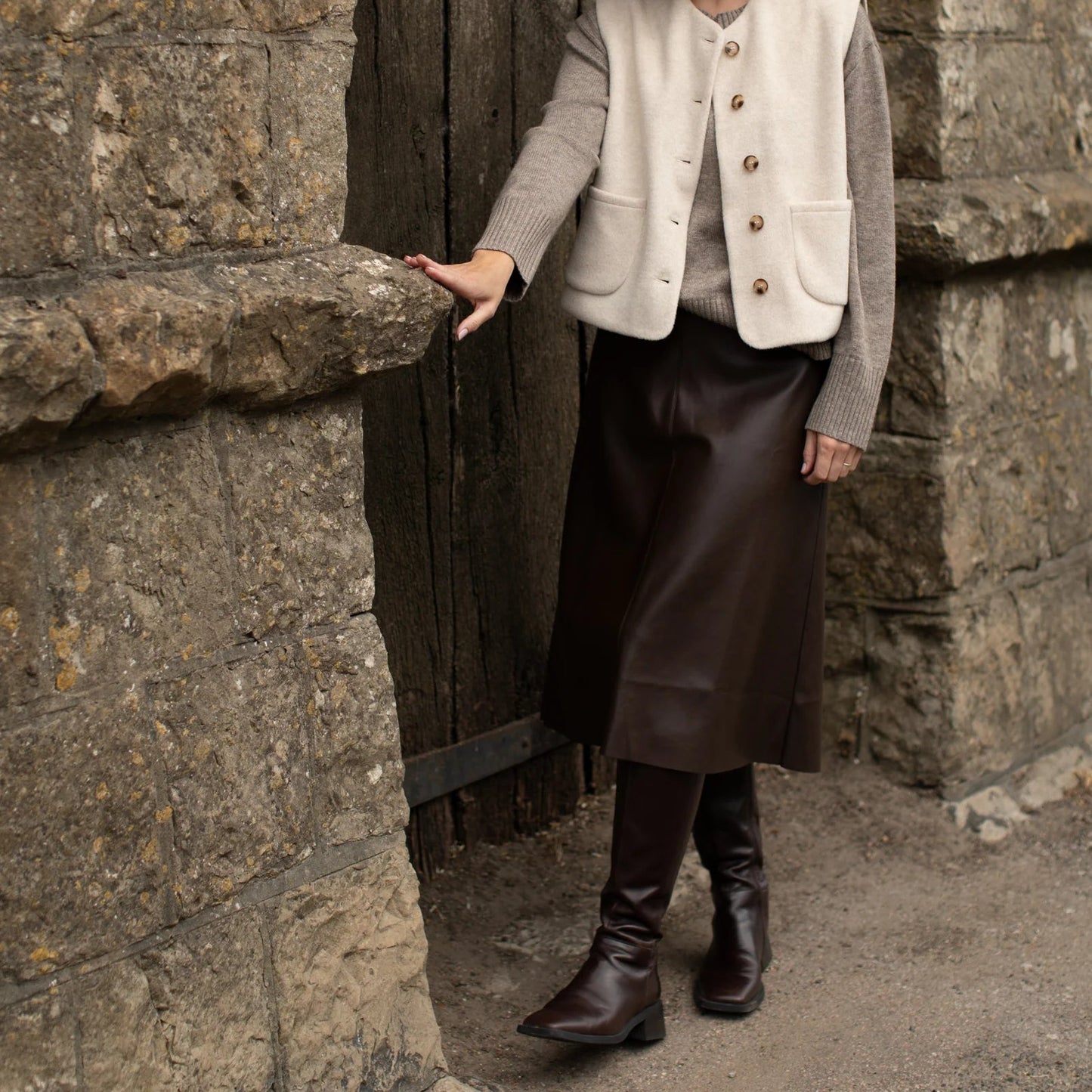 Myla Skirt - Chocolate