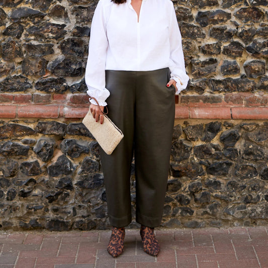 Kelly Trousers - Dark Olive