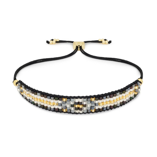 Beaded Friendship Bracelet - Black