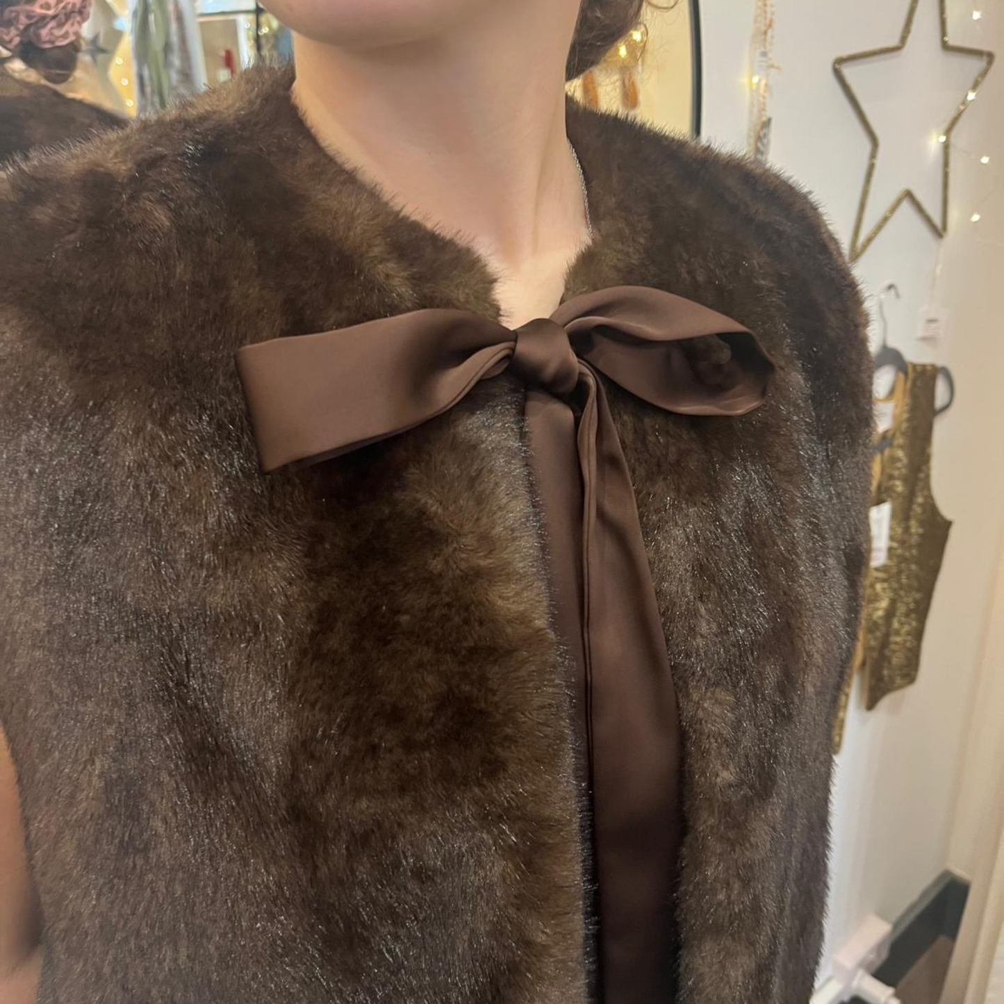 Felicity Gilet Jacket - Cappuccino