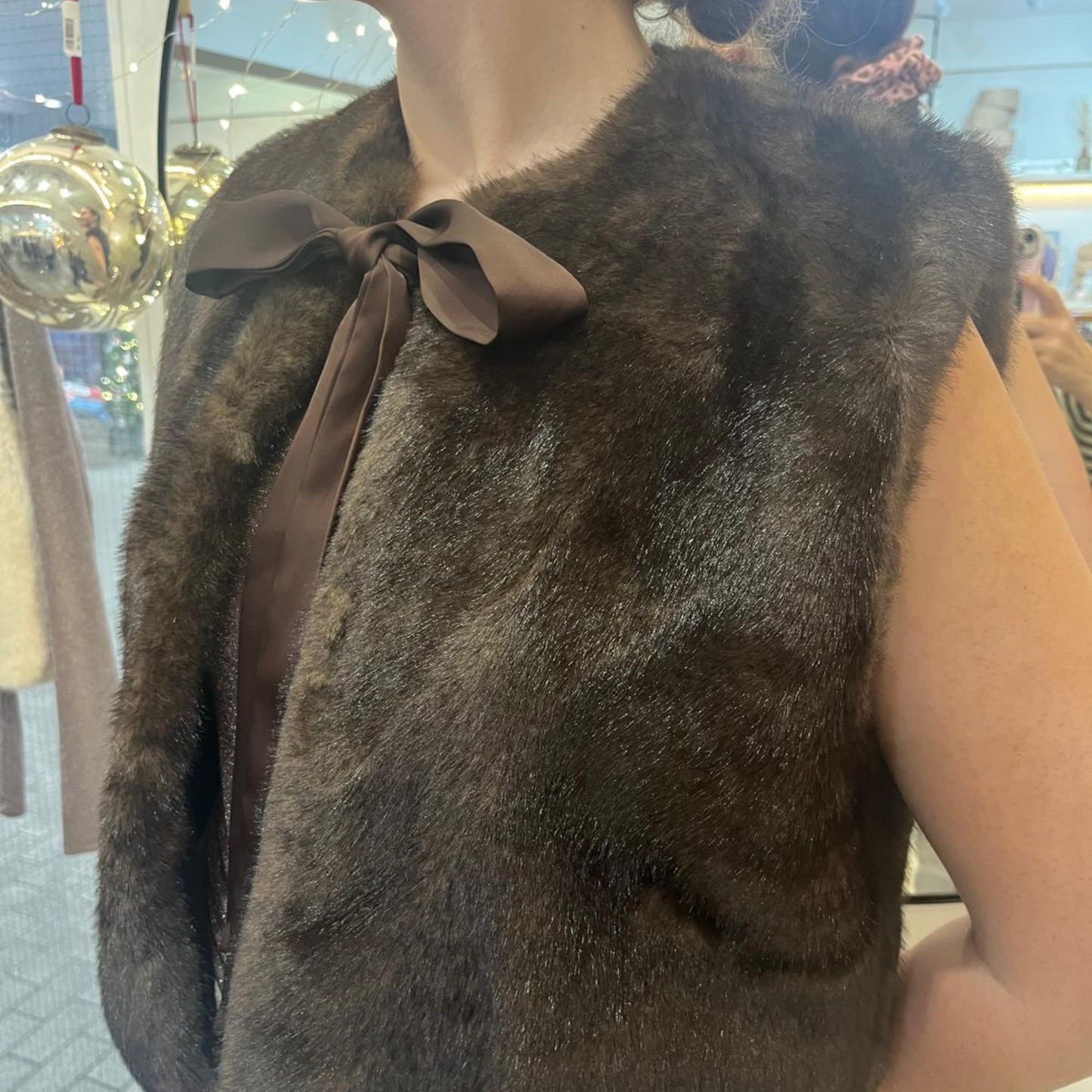 Felicity Gilet Jacket - Cappuccino