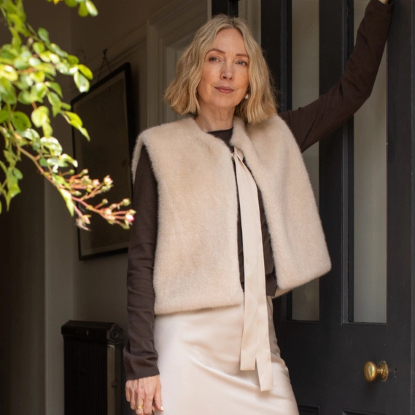 Felicity Gilet Jacket - Cream