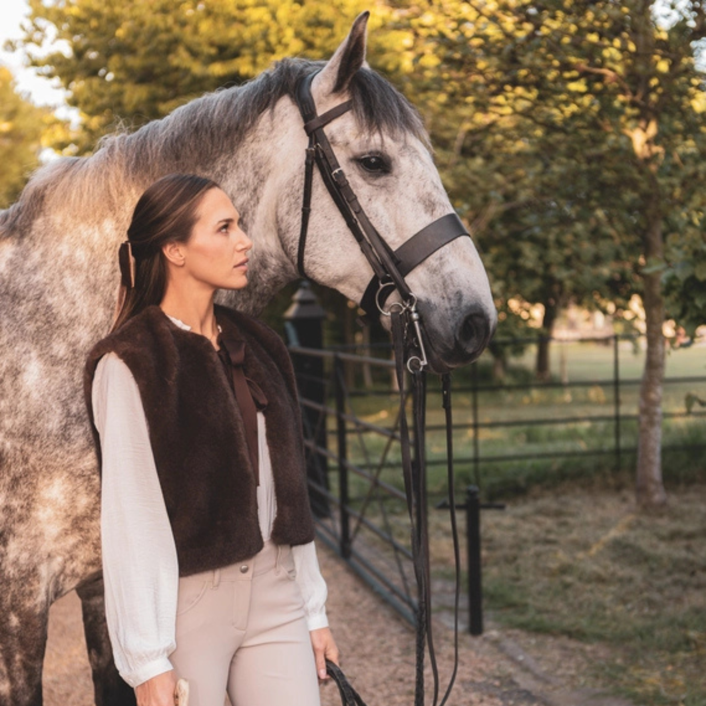 Felicity Gilet Jacket - Cappuccino