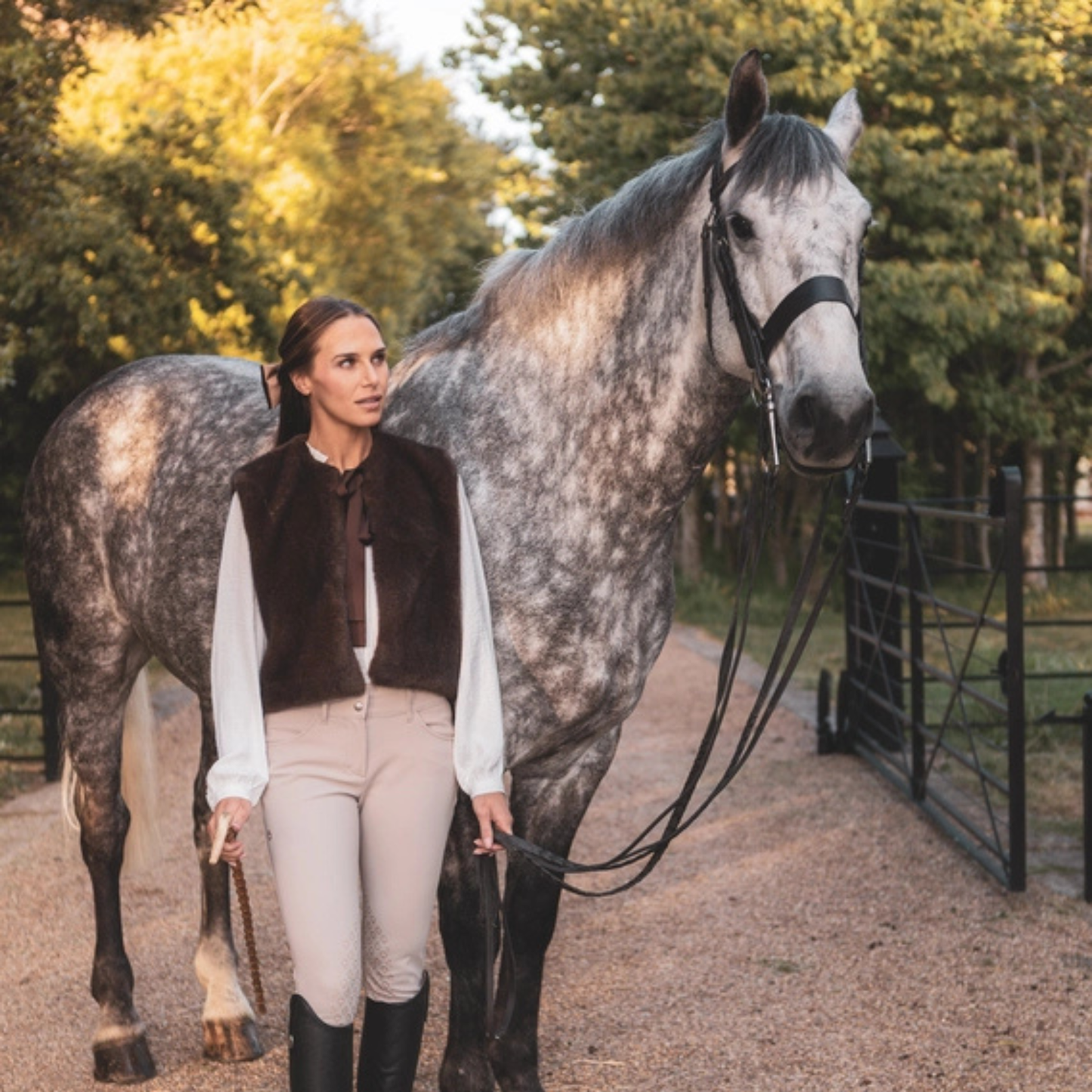 Felicity Gilet Jacket - Cappuccino