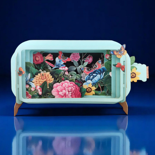 Pop Up Greetings Card - Butterfly Garden