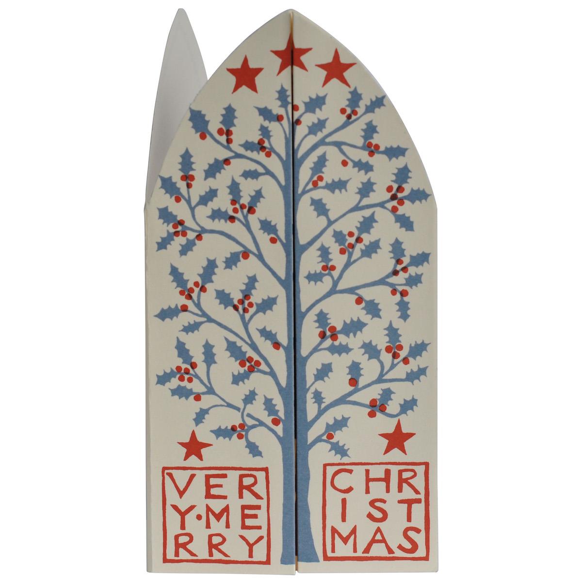 Greetings Card - Merry Christmas Winter Trees