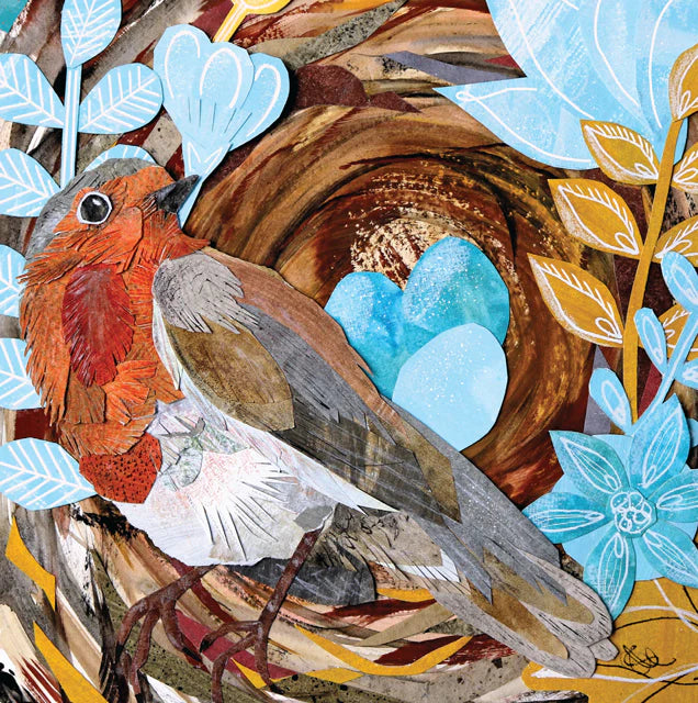 Greetings Card - Robins Nest