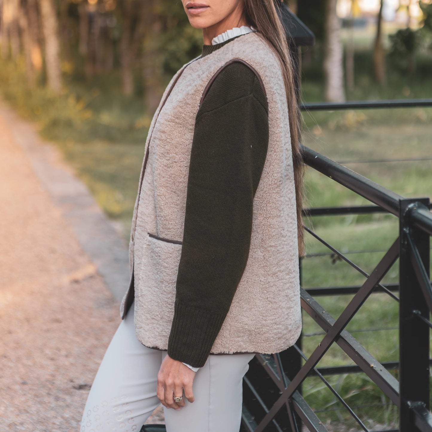 Abby Gilet - Oat