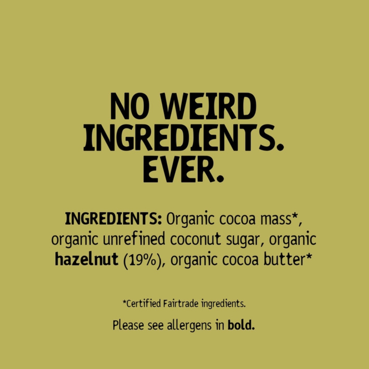 Hazelnut Butter Dark Chocolate Bar