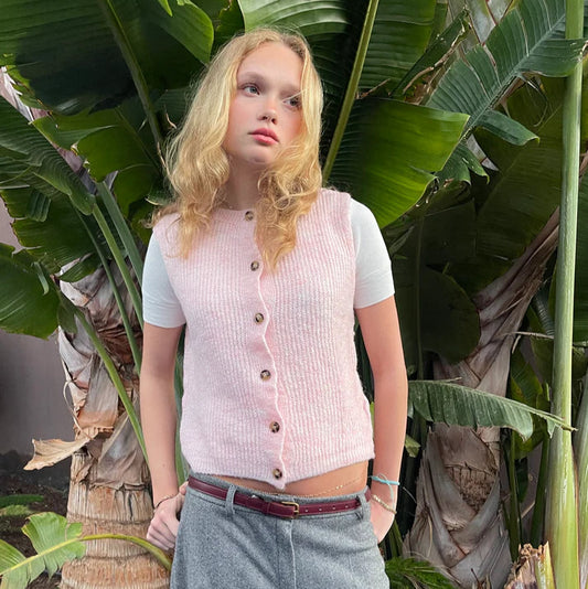 Ida Waistcoat - Light Pink
