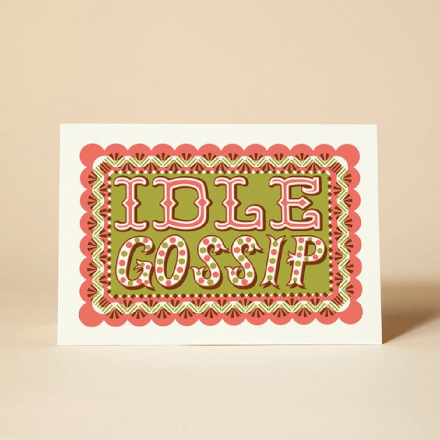 Greetings Card - Idle Gossip