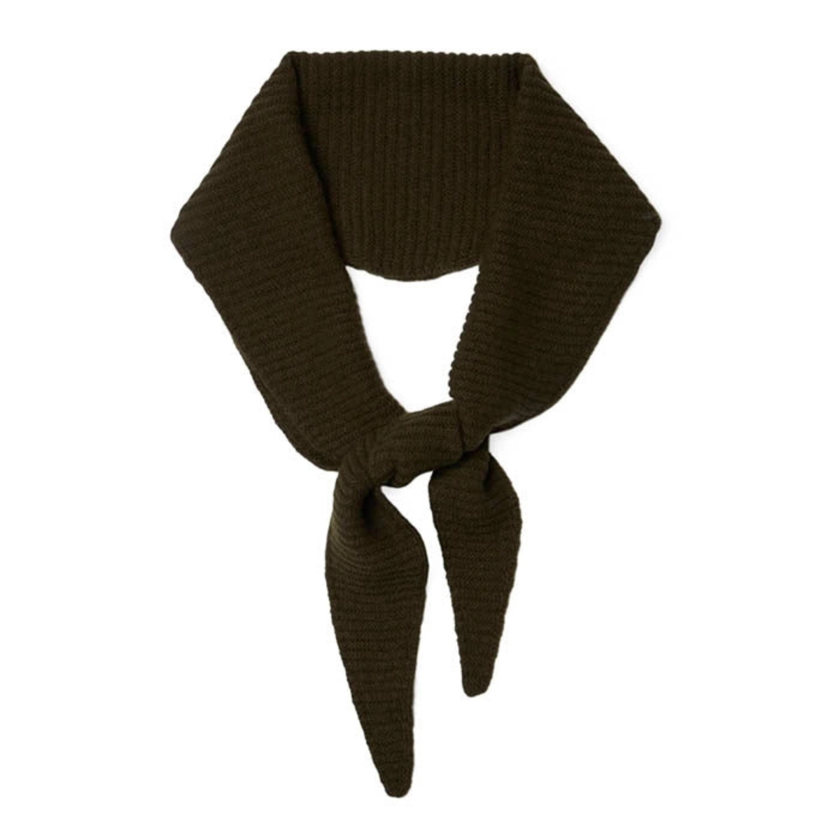 Cashmere Diamond Scarf - Khaki