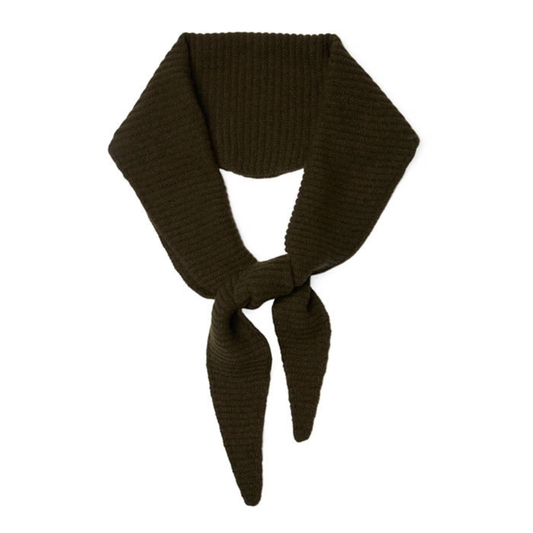 Cashmere Diamond Scarf - Khaki
