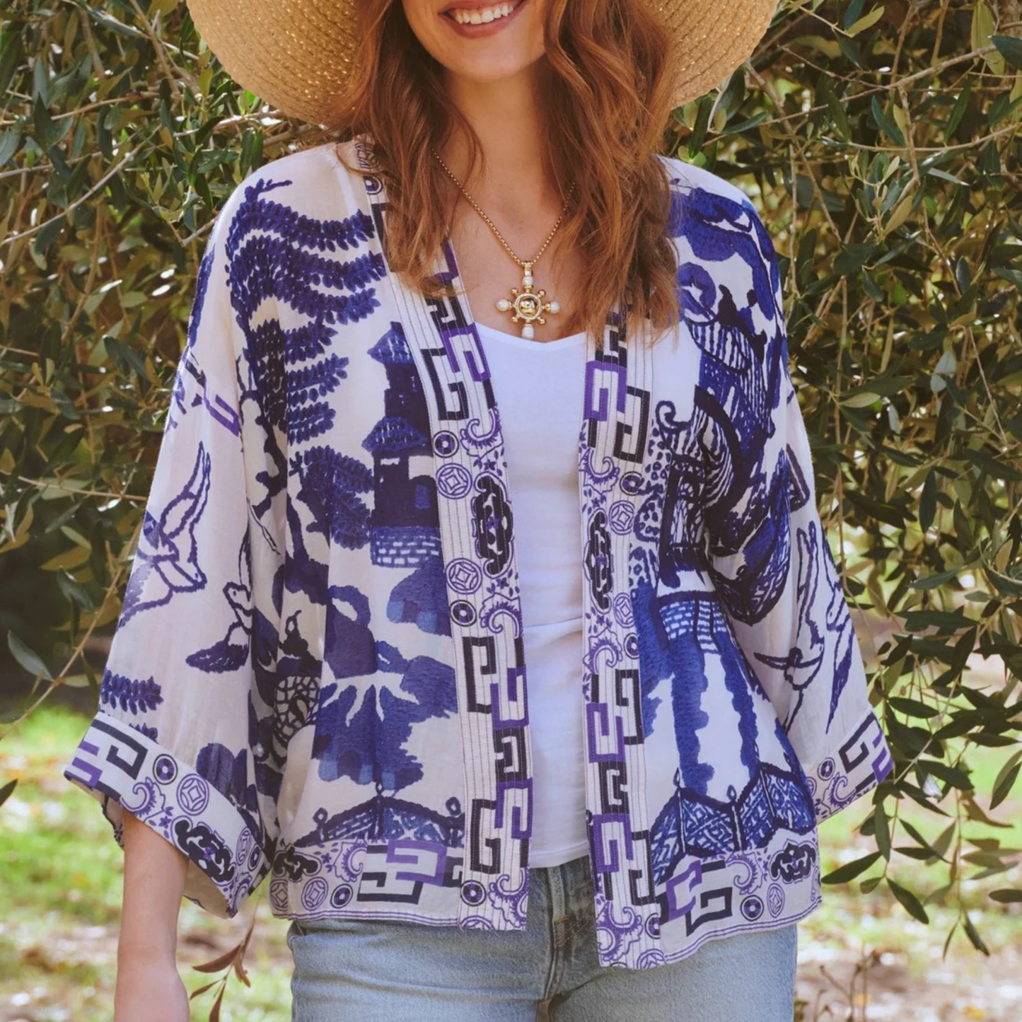 Kimono - Giant Willow Blue