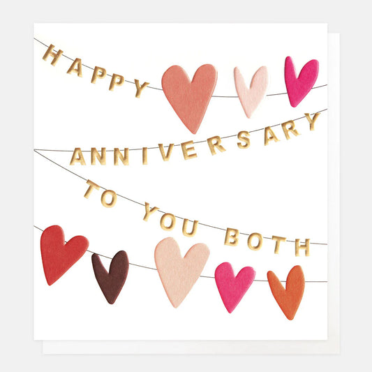 Greetings Card - Happy Anniversary To You Both