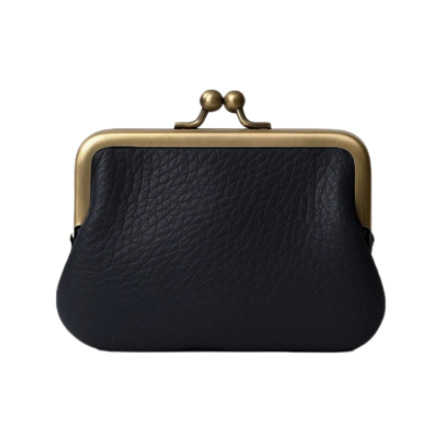 Leather Coin Purse - Black
