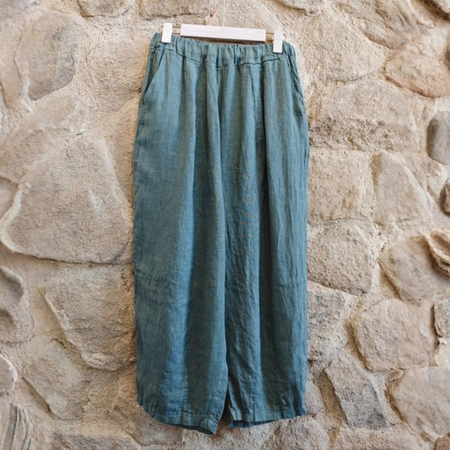 Linen Trousers - Khaki