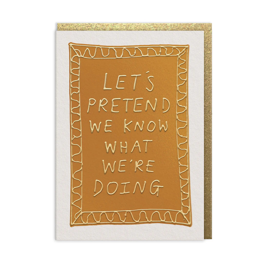 Greetings Card - Let's Pretend