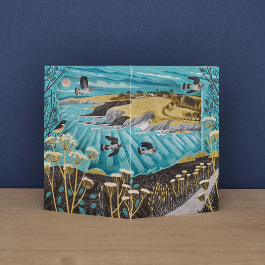 Greetings Card - Maenporth Coast Path