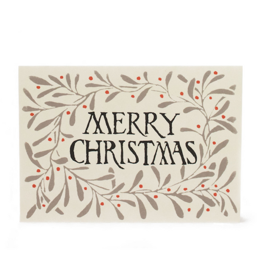 Greetings Card - Christmas Wreath