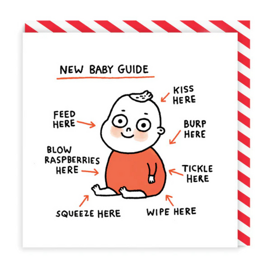 Ohh Deer Greetings Card - New Baby Guide