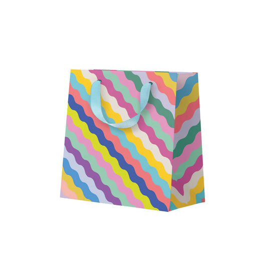 Small Gift Bag - Wavy Pattern