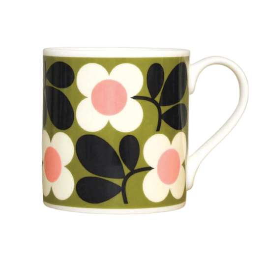 Orla Kiely Mug - Floret Green