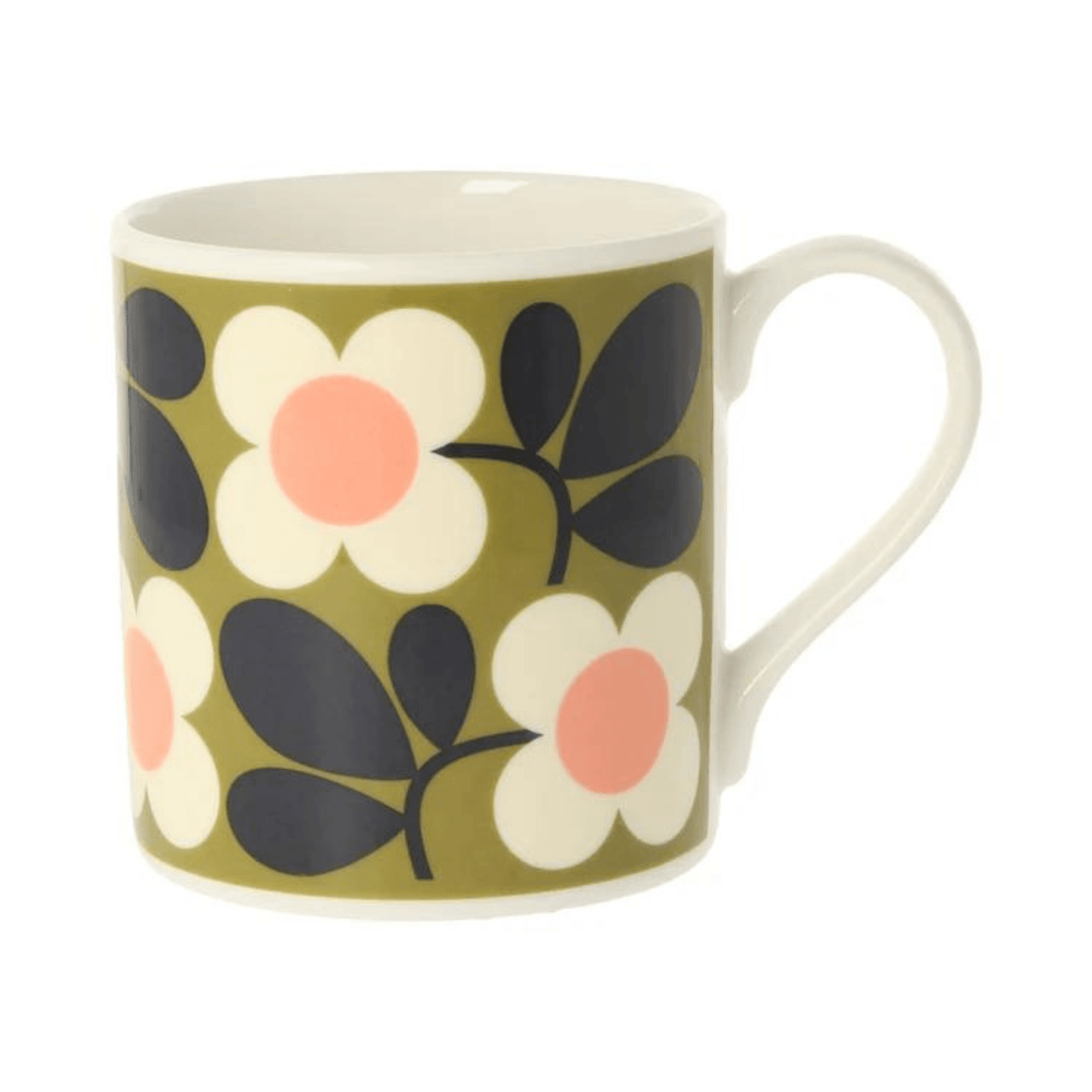 Orla Kiely Mug - Floret Green