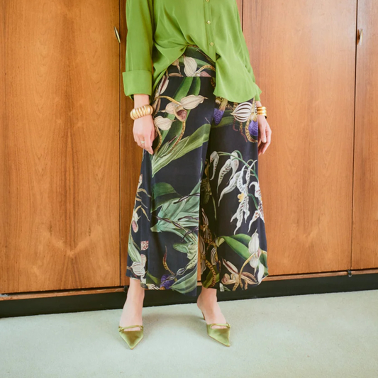 Palazzo Pants - Orchid Black