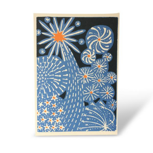 Pack of 10 Greetings Cards - Fireworks