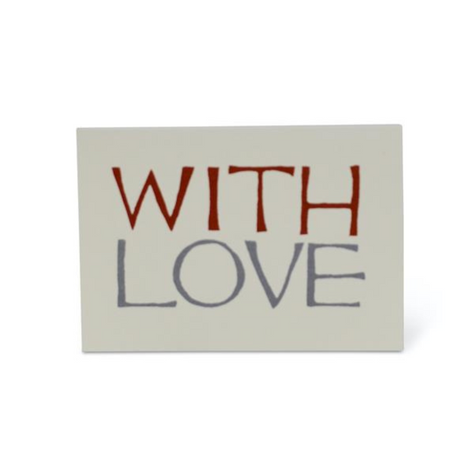 Pack of 6 Mini Cards - With Love