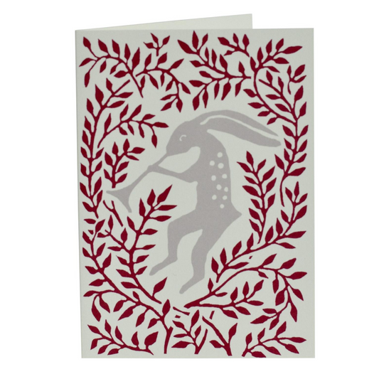 Pack of 10 Greetings Cards - Dancing Hare