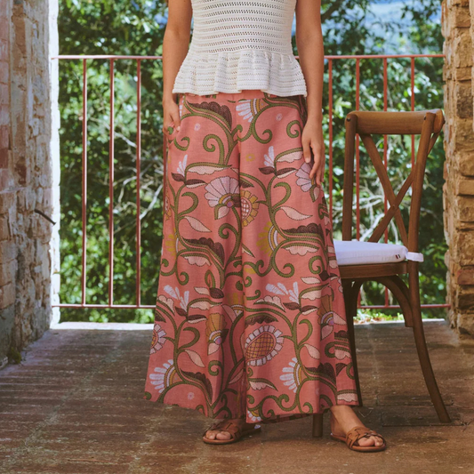 Palazzo Pants - Kantha Dusk