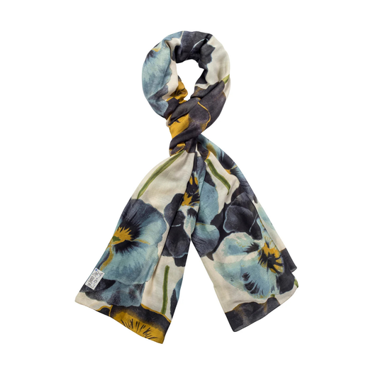 Scarf - Pansy Grey