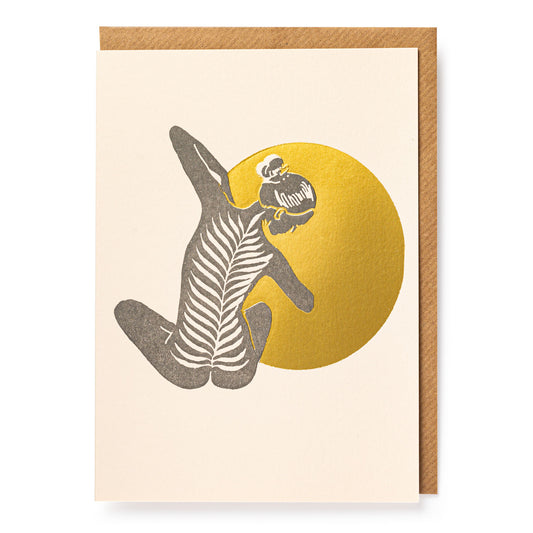 Archivist Greetings Card - Yoga