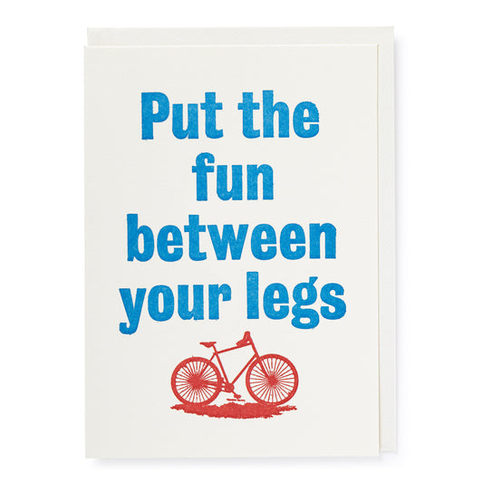 Archivist Greetings Card - Fun Bicycle